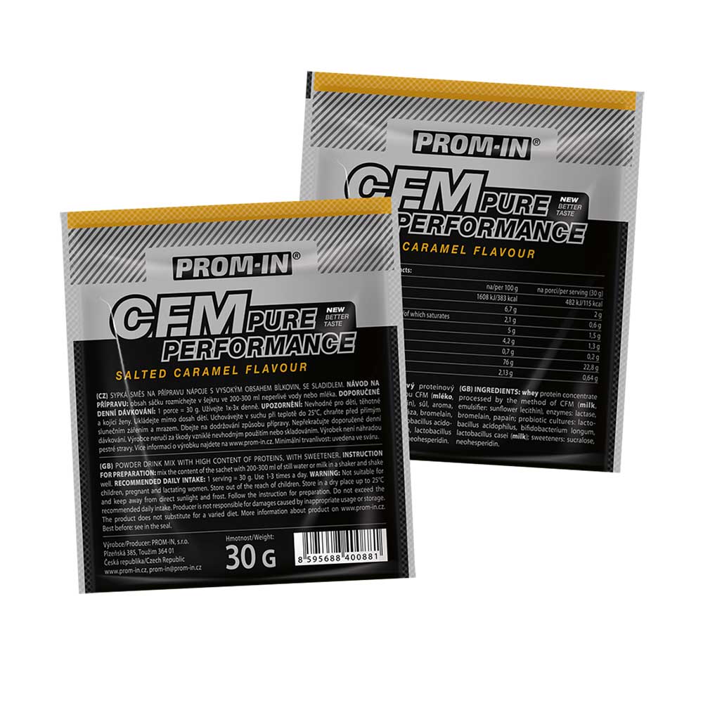 Prom-In CFM Pure Performance - 30 g slaný karamel